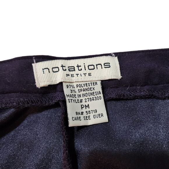 Vintage purple high waisted velvet straight pants size PM - Picture 4 of 7